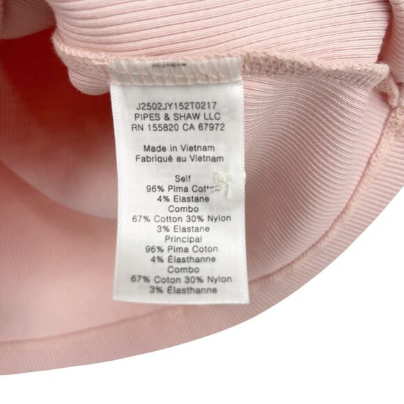 VERONICA BEARD Kearney Button Down Tee in Pink Clay Size Small - Picture 6 of 8